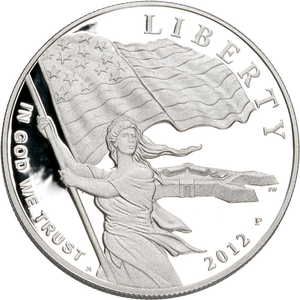 2012-P Star-Spangled Banner Silver Dollar Main Image