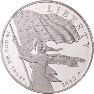 2012-P Star-Spangled Banner Silver Dollar Main Image