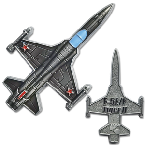 3D Shaped Challenge Coin - Northrop F-5E/F Tiger "MiG-28" Main Image