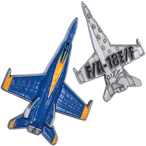 3D-Shaped Challenge Coin - Super Hornet Main Image