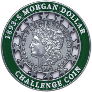 1893-S Morgan Dollar Challenge Coin Main Image