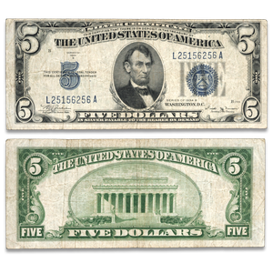 1934-dated $5 Silver Certificate Main Image