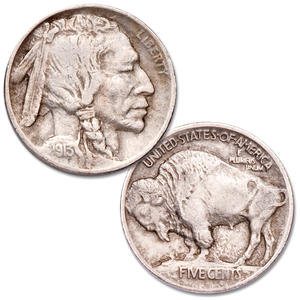 1913 T1 Buffalo Nickel Main Image