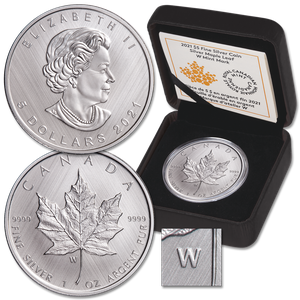2021-W Canada Silver $5 Maple Leaf, Tailored Specimen Finish Main Image