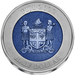 2022 Fiji Titanium Half Dollar Hubble Telescope Main Image