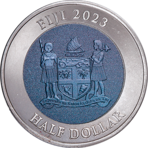 2023 Fiji Titanium Half Dollar Space Station Main Image