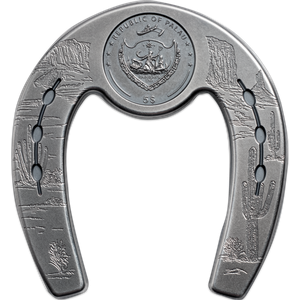 2021 Palau 1 oz. Silver $5 Lucky Horseshoe Main Image