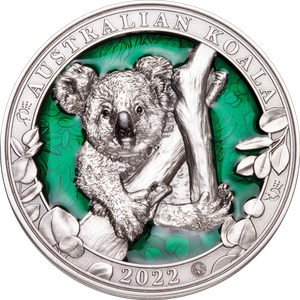 2022 Barbados 3 oz. Silver $5 Koala Main Image