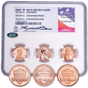 2019-W Lincoln Head Cent Set, Lyndall Bass Signature Main Image