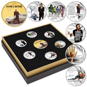2021-2024 Tuvalu Silver James Bond Set Main Image