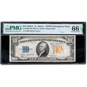 Series 1934A WWII Emergency $10 Silver Certificate Main Image