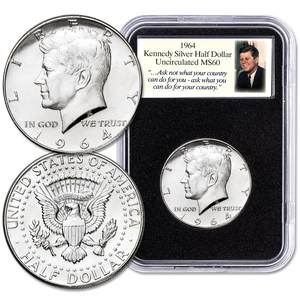 1964 Kennedy Silver Half Dollar Deluxe Holder |LittletonCoin