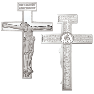 2022 Cameroon 1 oz. Silver 2000 Francs CFA Crucifix Main Image