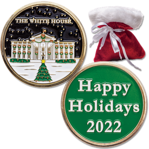 2022 White House Christmas Challenge Coin Main Image