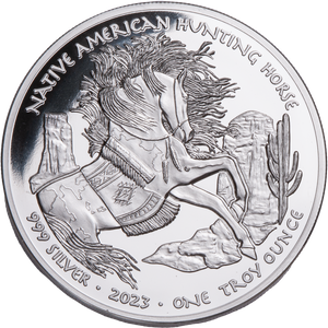 2023 Oglala Sioux Silver $1, Hunting Horse Main Image
