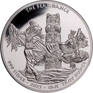 2025 Oglala Lakota Sioux 1 oz. Silver $1 The Bear Dance Main Image