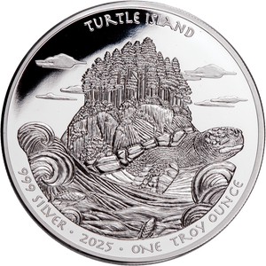 2025 Oglala Lakota Sioux 1 oz. Silver $1 Turtle Island Main Image