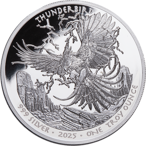 2025 Oglala Lakota Sioux 1 oz. Silver $1 Thunderbird Main Image