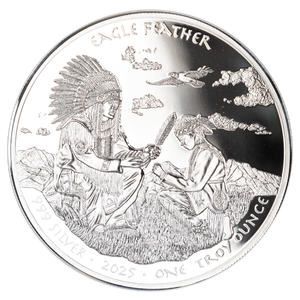 2025 Oglala Lakota Sioux 1 oz. Silver $1 Eagle Feather Main Image