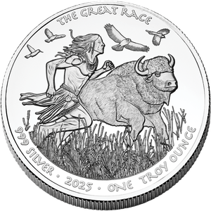 2025 Oglala Lakota Sioux 1 oz. Silver $1 The Great Race Main Image