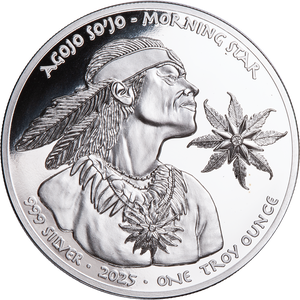 2025 Oglala Lakota Sioux 1 oz. Silver $1 Morning Star Main Image