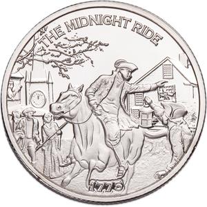 America 250th Niue Half Dollar Midnight Ride Main Image