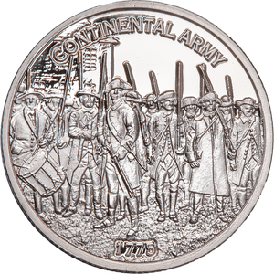 America 250th Niue Half Dollar Continental Army Main Image