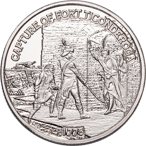 America 250th Niue Half Dollar Fort Ticonderoga Main Image