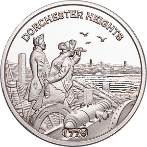 America 250th Niue Half Dollar Dorchester Heights Main Image