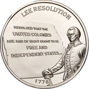 America 250th Niue Half Dollar Lee Resolution Main Image