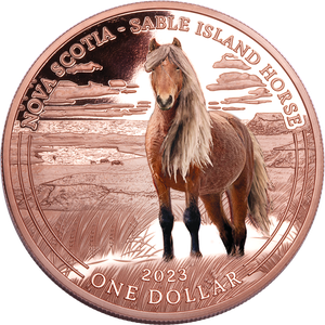 2023 Sable Island Horse Copper Dollar Main Image