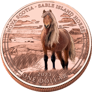 2023 Sable Island Horse Copper Dollar Main Image