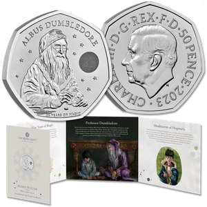 2023 Great Britain 50 Pence Harry Potter Series in Folders - Professor Albus Dumbledore Main Image