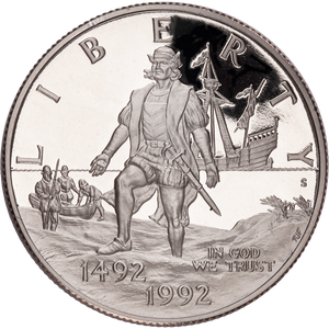 1992 Columbus Half Dollar Main Image