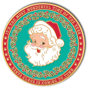 Santa Claus Challenge Coin Main Image