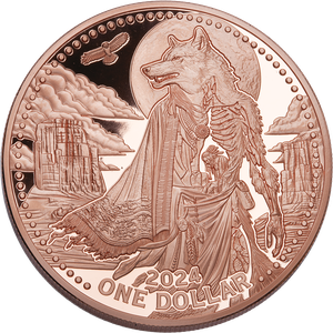 2024 Mesa Grande 5 oz. Copper $1 Skinwalker Main Image