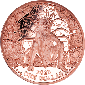 2025 Mesa Grande 5 oz. Copper $1 Iktómi Main Image