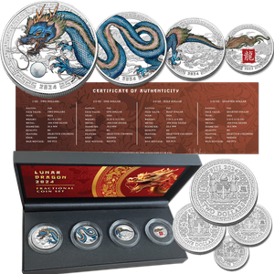 2024 Niue Silver Year of the Dragon Fractional Set Main Image