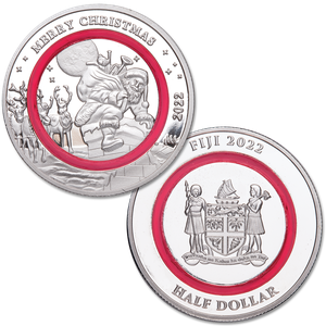 2022 Fiji Santa Claus Half Dollar Main Image