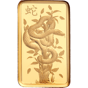 2025 5 gram Gold Year of the Snake Bar Main Image