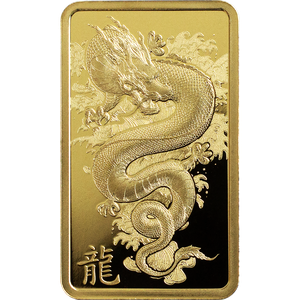 2024 5 gram Gold Year of the Dragon Bar Main Image