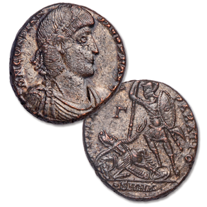 A.D. 337-361 Constantius II Bronze Centenionalis Commemorative Horse Main Image