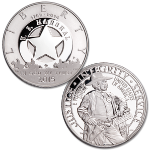 2015-P U.S. Marshals Service 225th Anniversary Silver Dollar Main Image