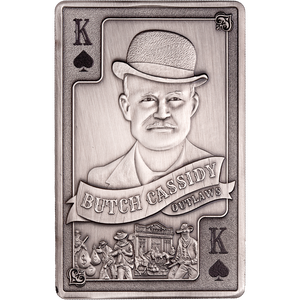 2024 Liberia $2 Wild West Royal Flush “Bad Guys” Series - Butch Cassidy Main Image