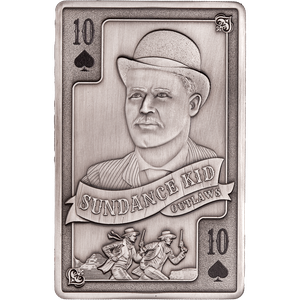 2024 Liberia $2 Wild West Royal Flush “Bad Guys” Series - The Sundance Kid Main Image