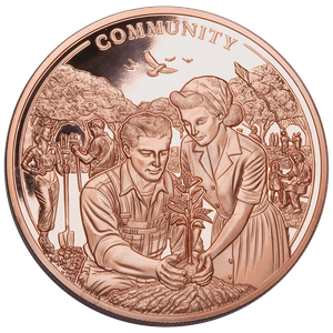 2024 Liberia 5 oz. Copper $1 Community Main Image