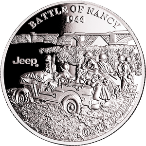 2025 Jeep Battles of WWII Liberia $1 Series - Battle of Nancy Main Image