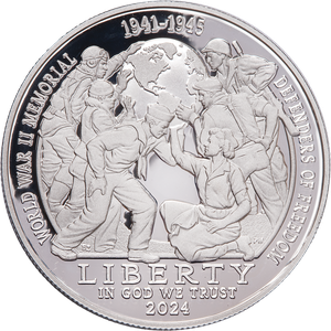 2024-P Greatest Generation Commemorative Silver Dollar Main Image