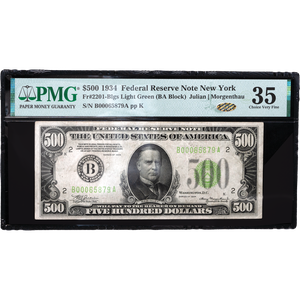 Series 1934-34A $500 Federal Reserve Notes Main Image