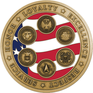 Thank You Veterans Challenge Coin Main Image